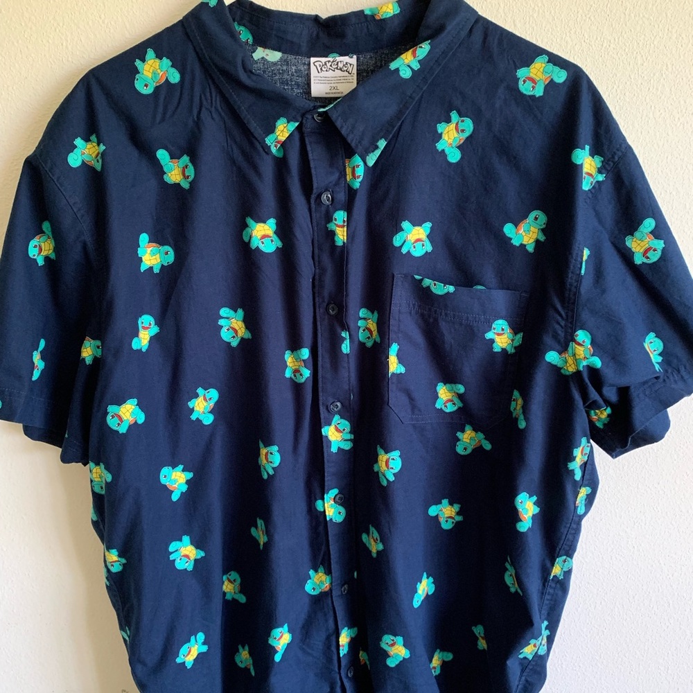 Pokémon Button down shirt | Squirtle